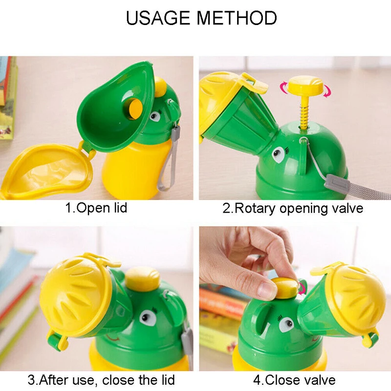 Портативный горшок для унитаза младенцев детей автомобильный дорожный писсуар