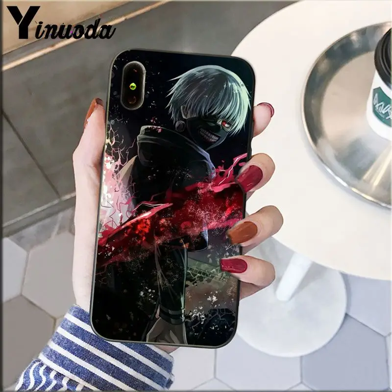 Yinuoda аниме Токийский Гуль новинка чехлы для телефона чехол Apple iPhone 8 7 6 6S Plus X XS MAX 5 5S