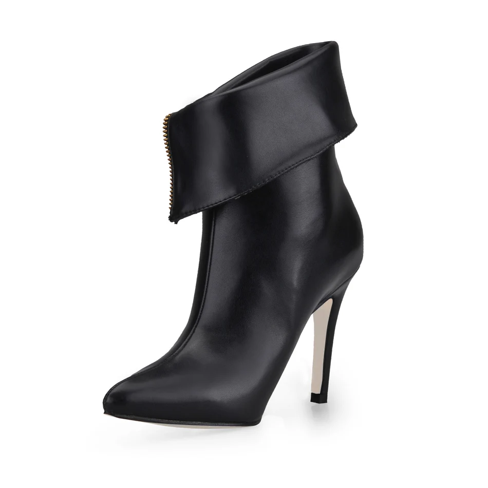 Женские вечерние туфли CHMILE CHAU заостренный носок высокий каблук шпилька на молнии