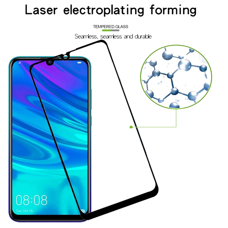 Для huawei P Smart чехол для huawei Psmart P Smart Plus чехол полностью из закаленного стекла Защитная камера Len защита экрана