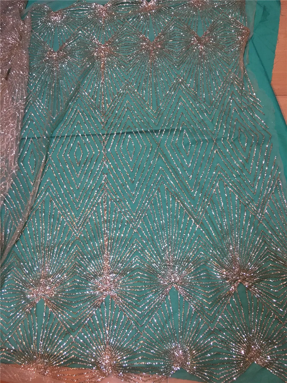 2018 золотистого цвета глиттер с блестками Тюлевое кружевное свадебное платье