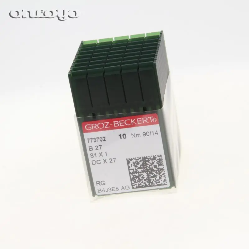 100% оригинальные немецкие швейные иглы Groz Beckert B27 Nm GB 81X1 / DCX27 1 упаковка 10 шт|nm| |