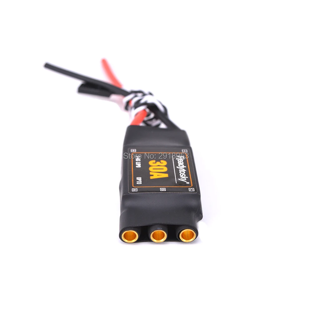 Фото 30A ESC 2 6S OPTO электронный регулятор скорости с разъемом банана 3 5 мм для 30A ESC 2 6S OPTO электронный регулятор скорости с разъемом банана 3 5 мм для