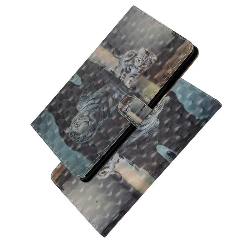 Чехол для iPad 2/3/4 3D мультяшный из искусственной кожи Magentic Smart Cover Мягкий ТПУ Задний