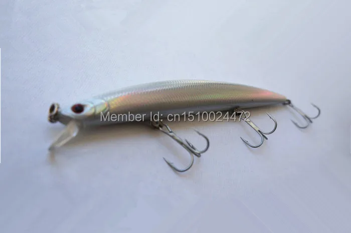 Плавающая наживка Minnow крупная приманка серебристого цвета 17 5 см/30 г | Спорт и