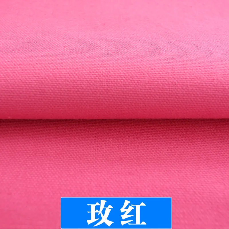 rose red 22 50x145 см цветная хлопковая холщовая ткань для дивана, Текстильные сумки, ткань для штор Telas Decorativas Tissus Au Metre Tecidos - Цвет: rose red 22