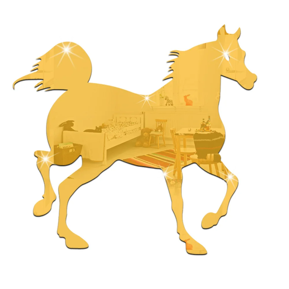 Зеркальные настенные наклейки Funlife для детской комнаты креативное домашнее