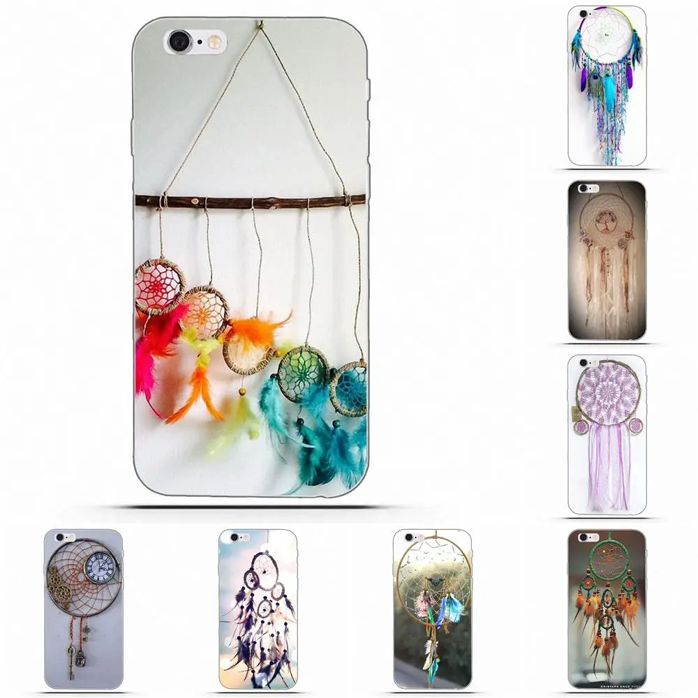 Для Apple iPhone 4 4S 5 5C 5S SE 6 6S 7 8 Plus X мягкий TPU чехол Galaxy Tab S2 мульти Ловец снов|Бамперы| |