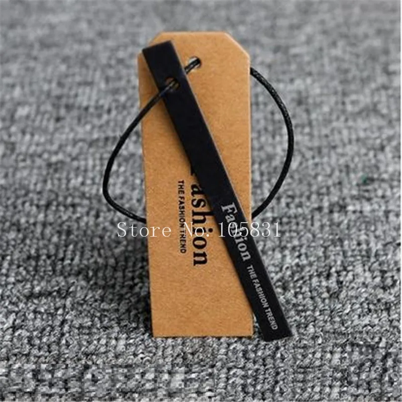 Точечные метки бирки из крафт-бумаги индивидуальный логотип для крупного