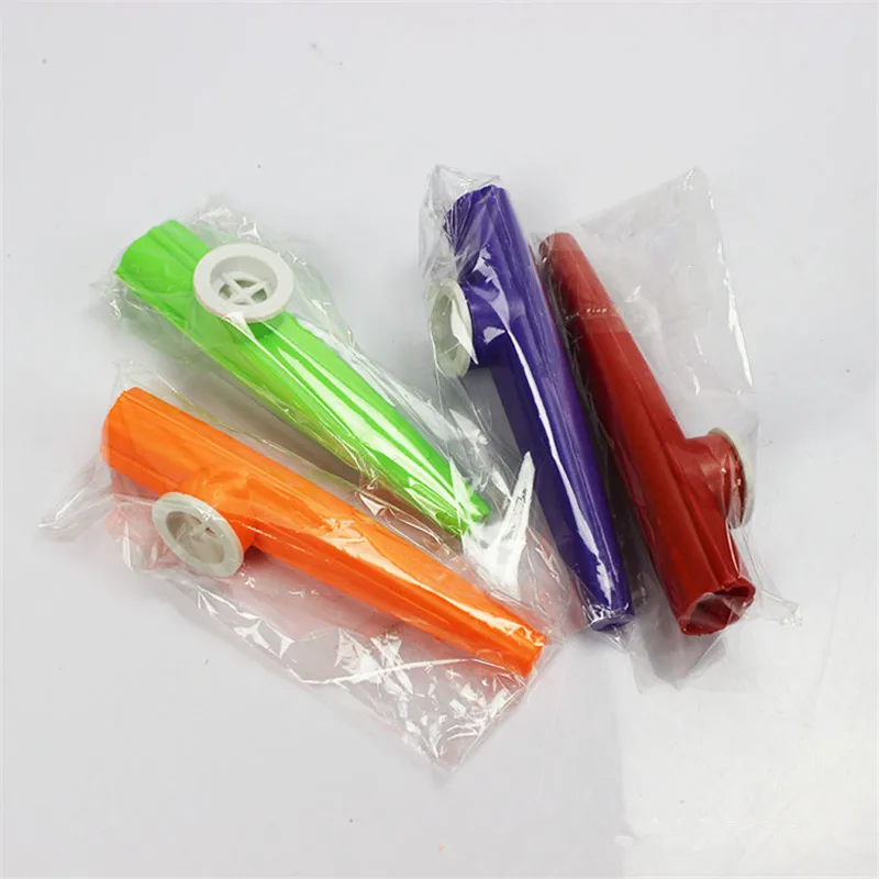 IRIN Plastic Random Color Kazoo Children Best Gift Mouth Flute Portable Lightweight Mouth Organ Music Lover Woodwind Instruments