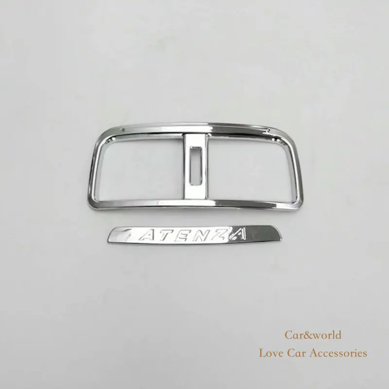 2 шт. декоративные накладки на воздуховод для Mazda 6|abs chrome|chrome car accessoriestrim cover |