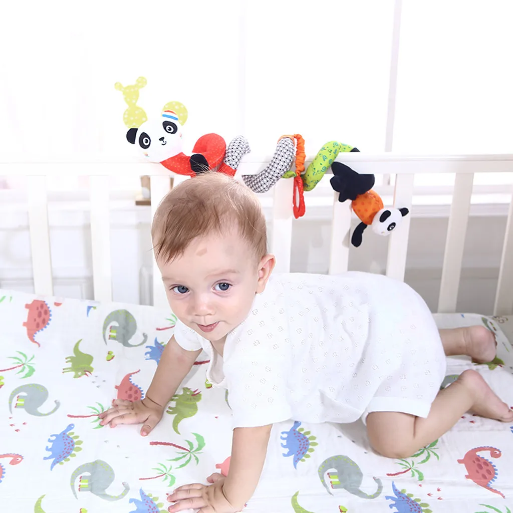 Infant baby accessories Kids Cartoon baby carrier Stroller And Bed Spiral Cart Seat Pram Hanging Toys stroller accessories