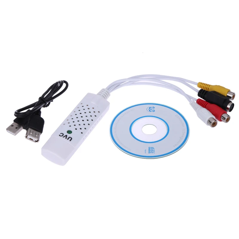 USB2.0 видео карта захвата ТВ тюнер Видеомагнитофон DVD аудио адаптер конвертер