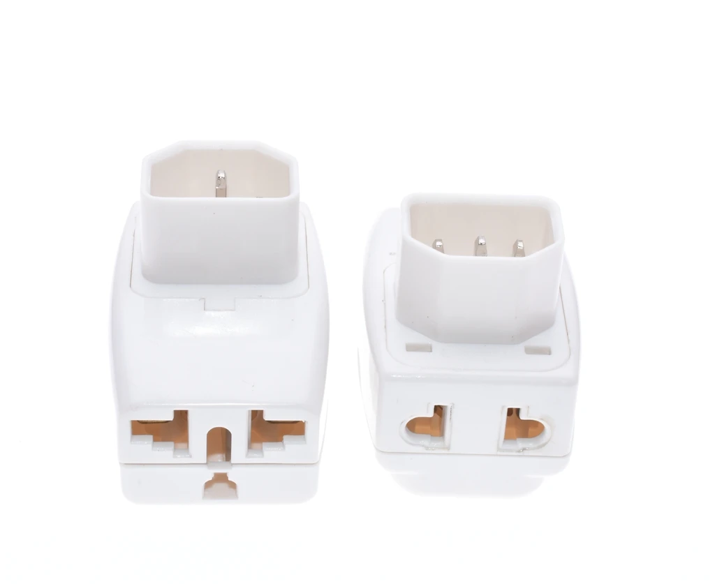 Адаптер питания 3 в 1 IEC 320 C14 Male C13 Female PDU/UPS Универсальный переходник для женщин
