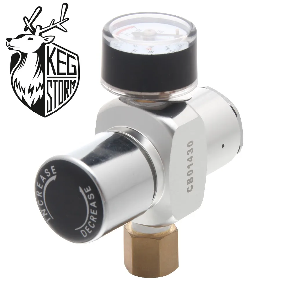 CO2 Keg газовый регулятор зарядное устройство KEG STORM Алюминий для Домашнего Пива