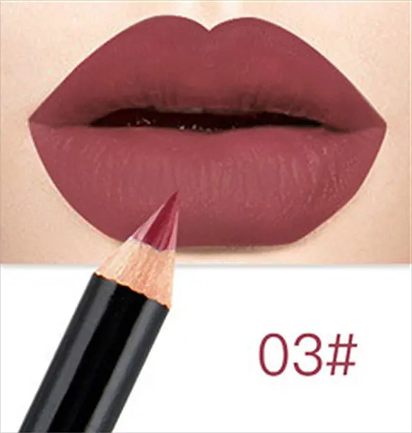 NICEFACE, карандаш для губ, водостойкий, телесный, матовый, карандаш для губ, легко носить, стойкий, липлинер, контур, губы, косметика