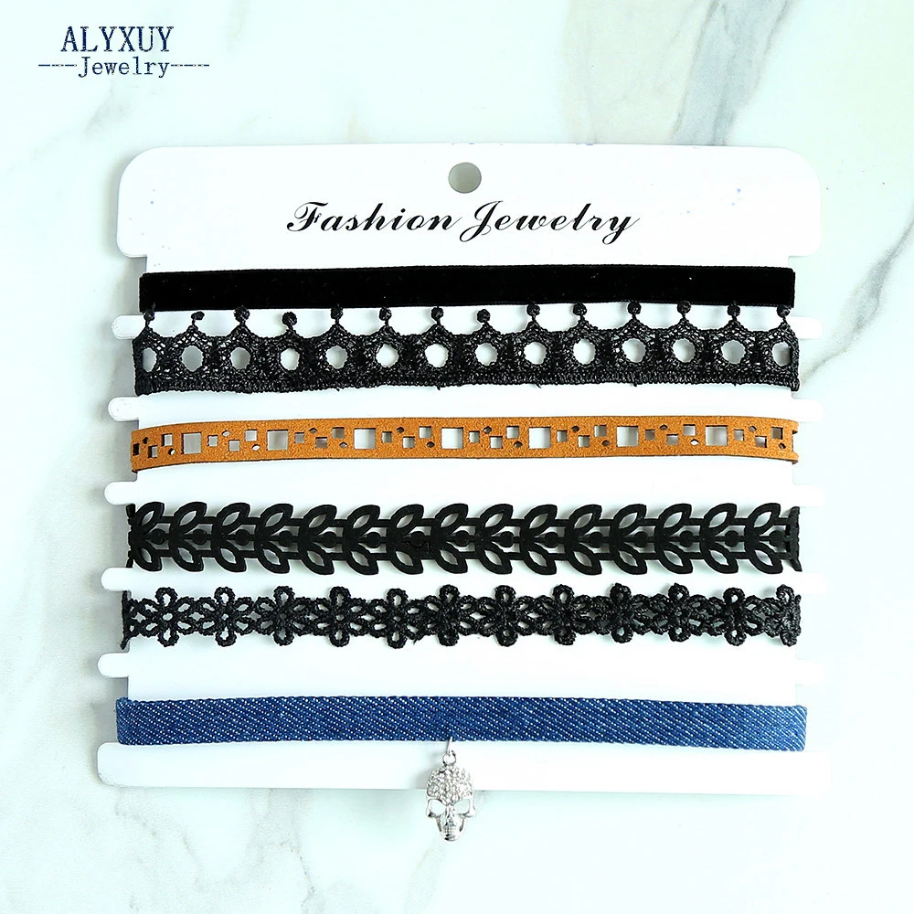 Alyxuy Jewelry новые модные колье 1 компл. = 6 предметов подарок для женщины девушка