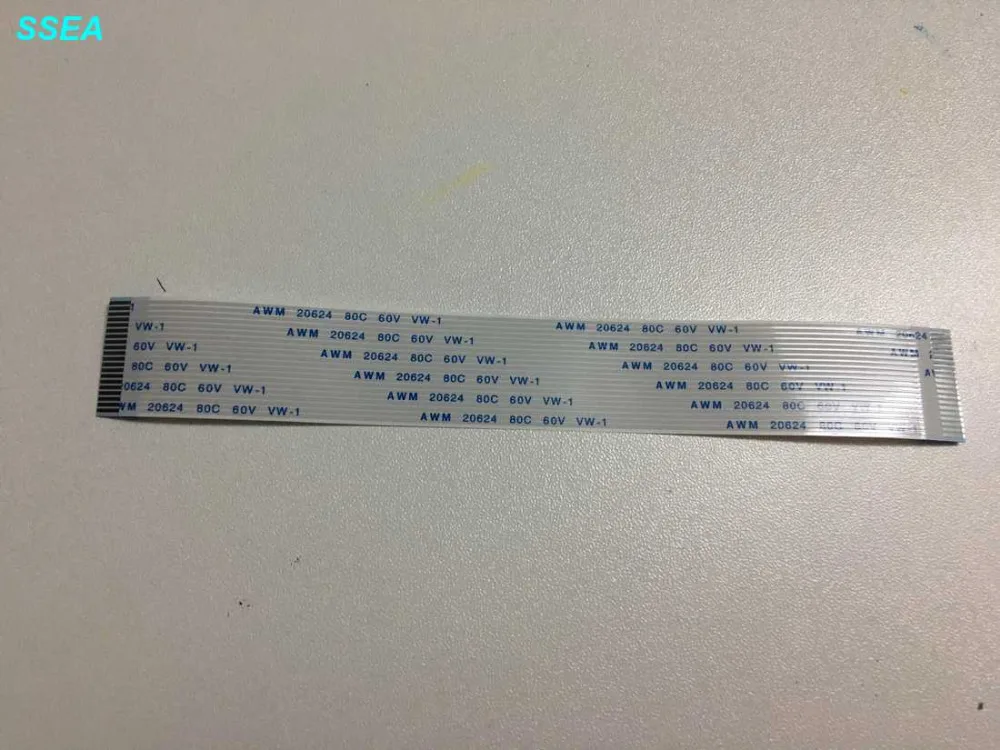 

New AWM 20624 80C 60V VW-1 FFC FPC Flexible Cable 1.0mm Pitch 20 Pins Length 150mm Forward Wholesale
