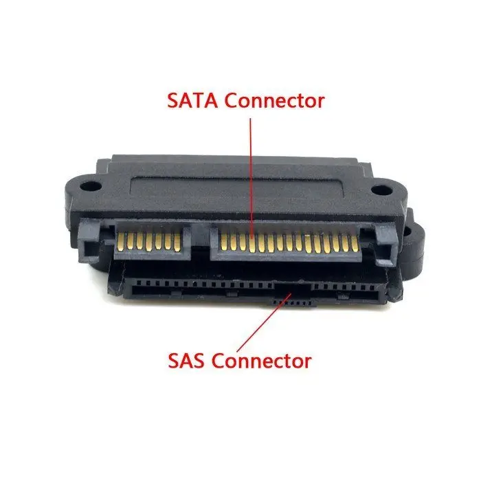 Адаптер для жесткого диска Chenyang 7 Pin + 15 SATA на SFF-8482 SAS 22 | Электроника