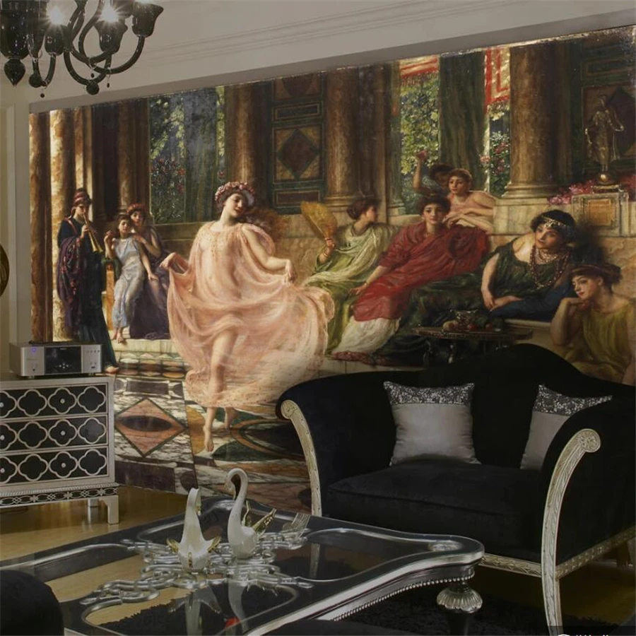 Обои на заказ 3d фотообои сексуальная красота танцы Европейский стиль картина