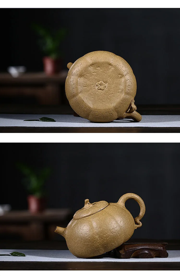 Чайный горшок из керамики, полностью ручная известная секция, глина, чайник для фруктов, кунг-фу, онлайн, чайный набор для путешествий, Подарочный Настой чайника