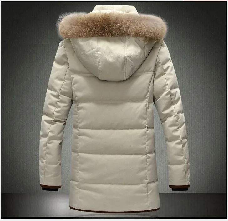 2016 Выберите высокого качества утка вниз мужская Пальто Сгущать Добавить Дикий