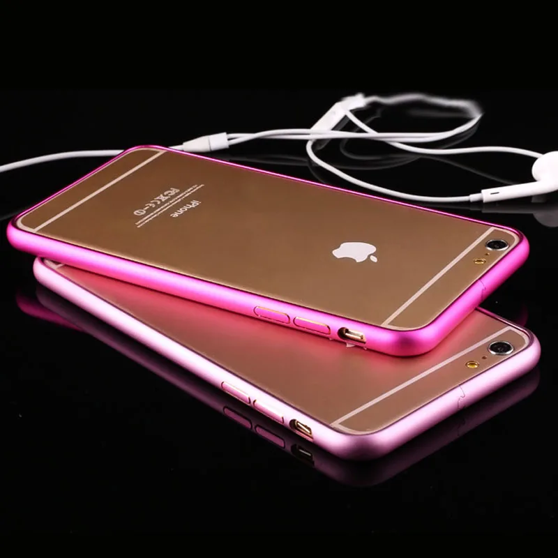 Srleeking 5.5 дюйма Чехол для iPhone 6 6splus ультра роскошный алюминиевая крышка + акриловое