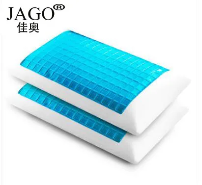 JAGO 70*41*14 см качественная гелевая Подушка с эффектом памяти Ортопедическая подушка для сна с синим охлаждением комфортная гелевая Подушка с эффектом памяти - Цвет: 2 PIECES