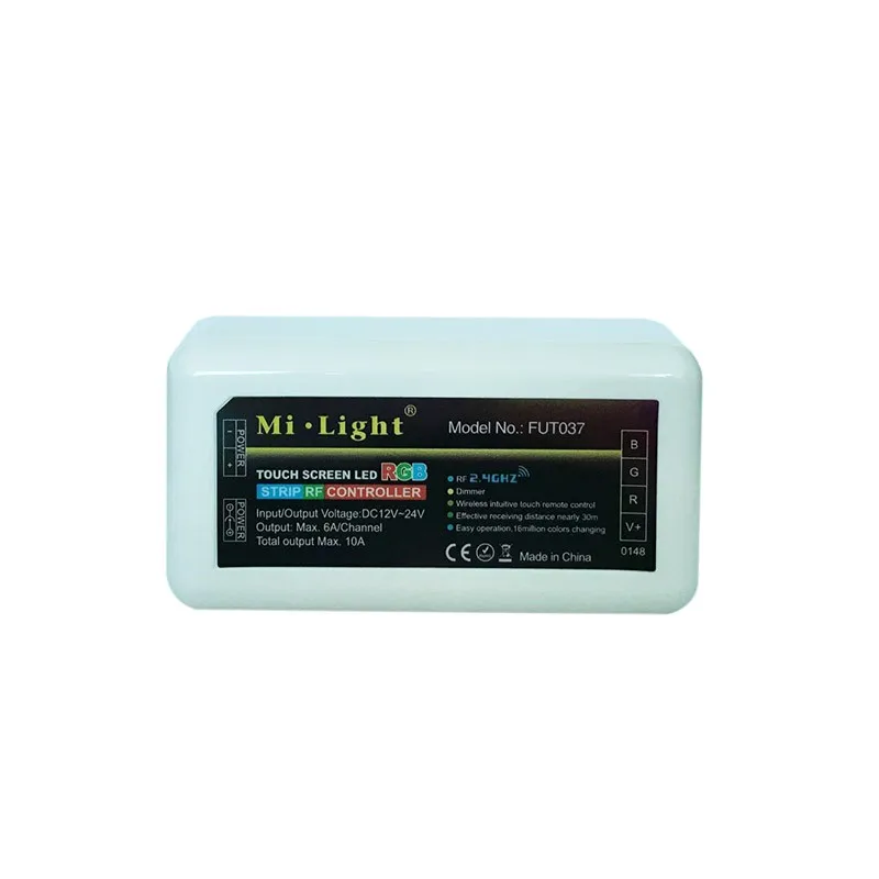 Светодиодный контроллер Mi Light Одноцветный диммер 2 4G 4 зоны RGB RGBW DC12 24V 10 А для