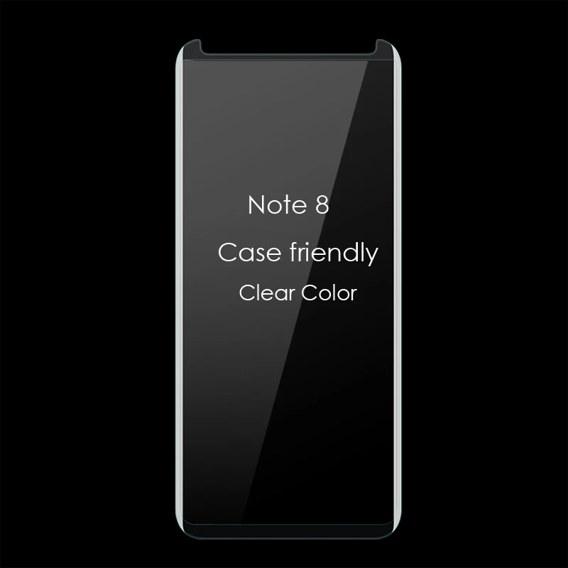 Akcoo Премиум Note 8 Стекло Экран с установкой лоток для samsung Galaxy Note8 закаленное Стекло накладка пленка - Цвет: Clear
