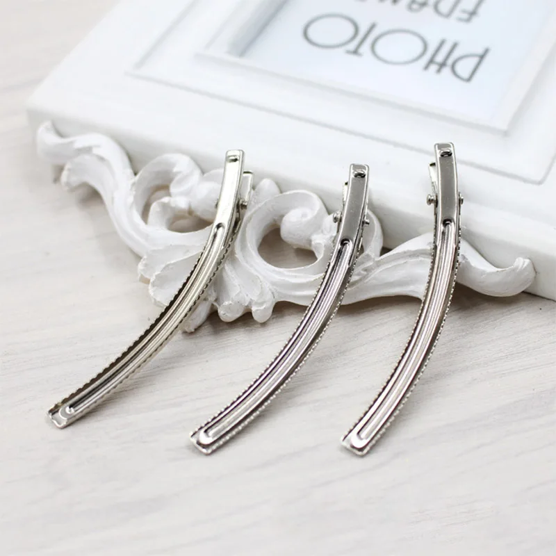 10 шт./лот Родиевые металлические когти для волос ручная работа заколки DIY