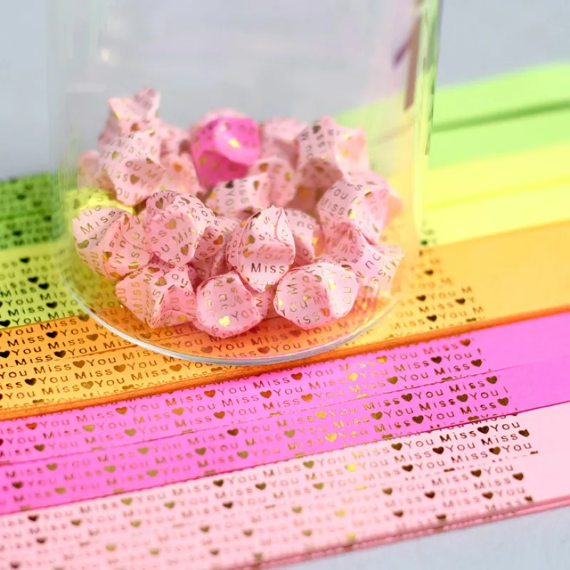 Бумажные полоски со звездой на удачу для поделок с принтом сделай сам|paper for|paper