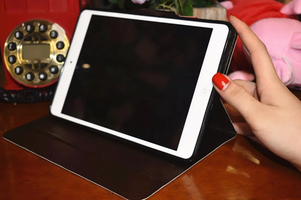 Чехол для планшета Doraemon Pattern из искусственной кожи для Apple iPad 2017 9.7 A1822 A1823 Smart Stand Ultra Slim Funda