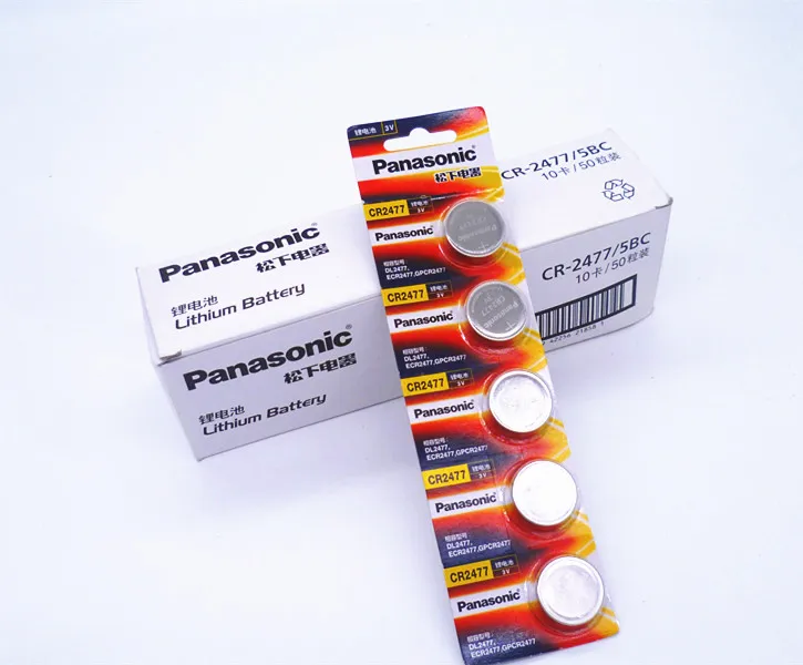 2 шт./лот Panasonic CR2477 3V CR 2477 высокая производительность высокая термостойкость Кнопка монета батареи