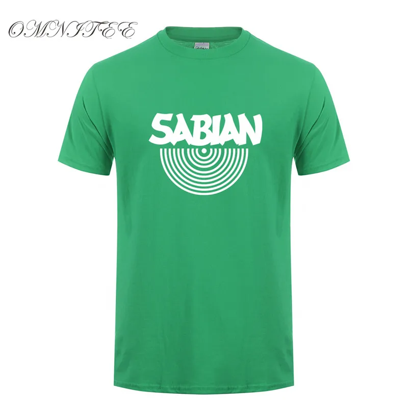 Мужская футболка Sabian новые классные хлопковые мужские футболки с коротким