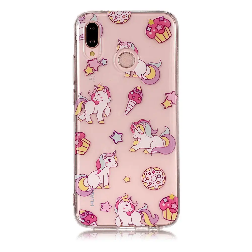 Ударопрочный чехол для телефона HUAWEI P20Lite Global ANE-LX1 Мягкий силиконовый прозрачный
