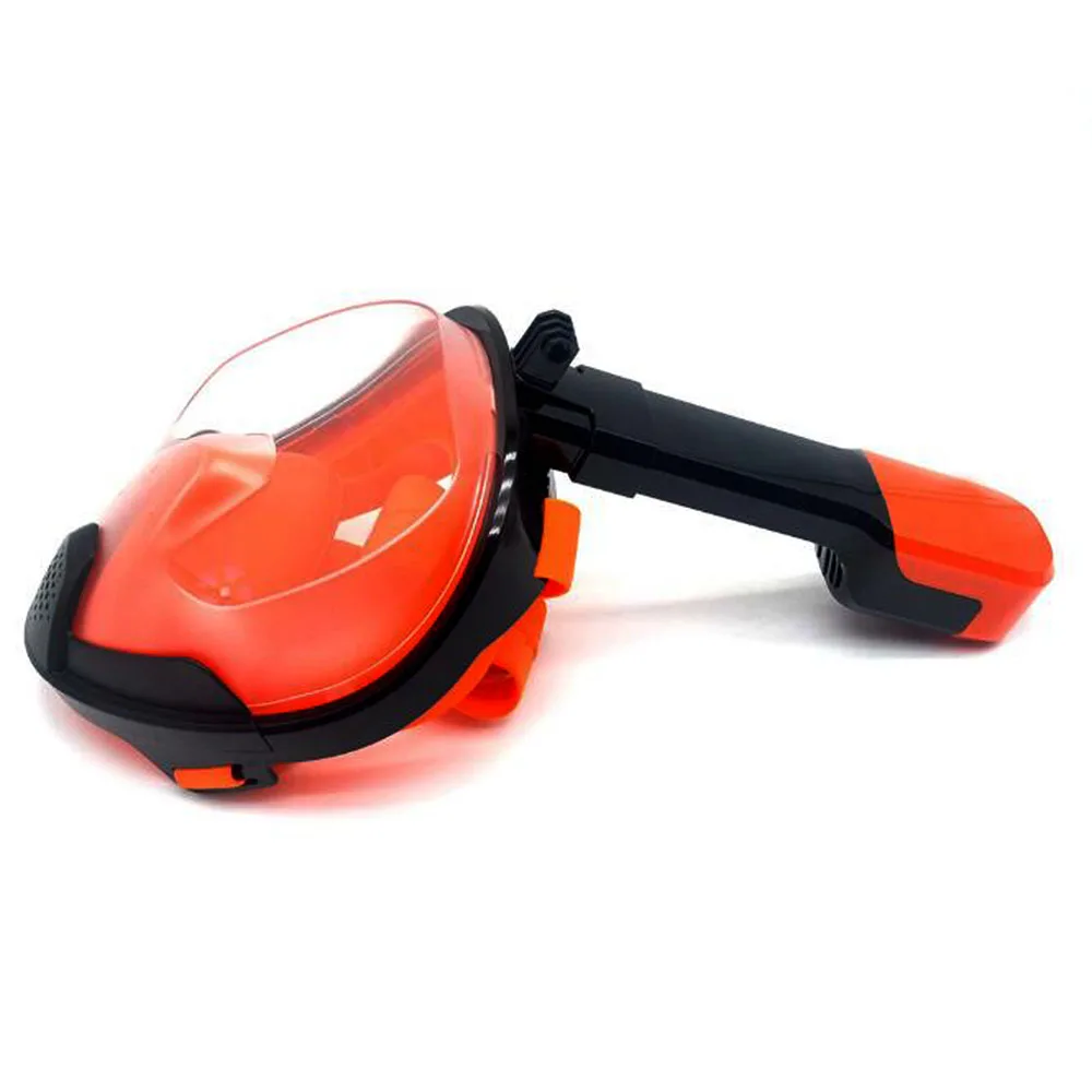 

2019 New Full Face Snorkeling Mask Scuba Mergulho Diving Snorkel Mask Set 180 Degree view For Gopro Camera Swimming Masque