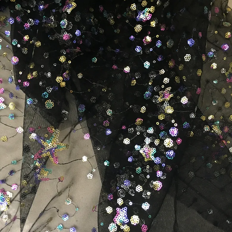 2019 Высококачественная африканская кружевная ткань черная Белая французская