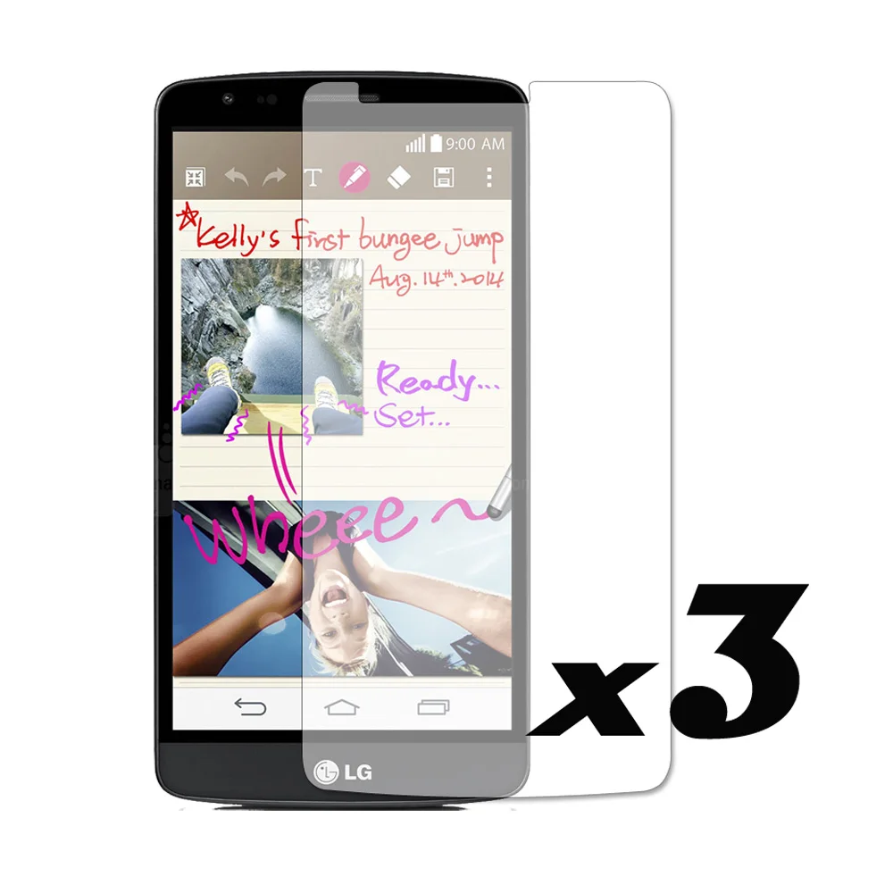 3 PCS Clear LCD Screen Protector For LG G3 Stylus D690 D690N D693 Film Guard Cover Skin | Мобильные телефоны и аксессуары