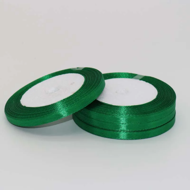 25 Yards 6 mm Width Satin Ribbon For Wedding Party Decoration Webbing Invitation Card Gift Wrapping Scrapbooking Rubans | Дом и сад
