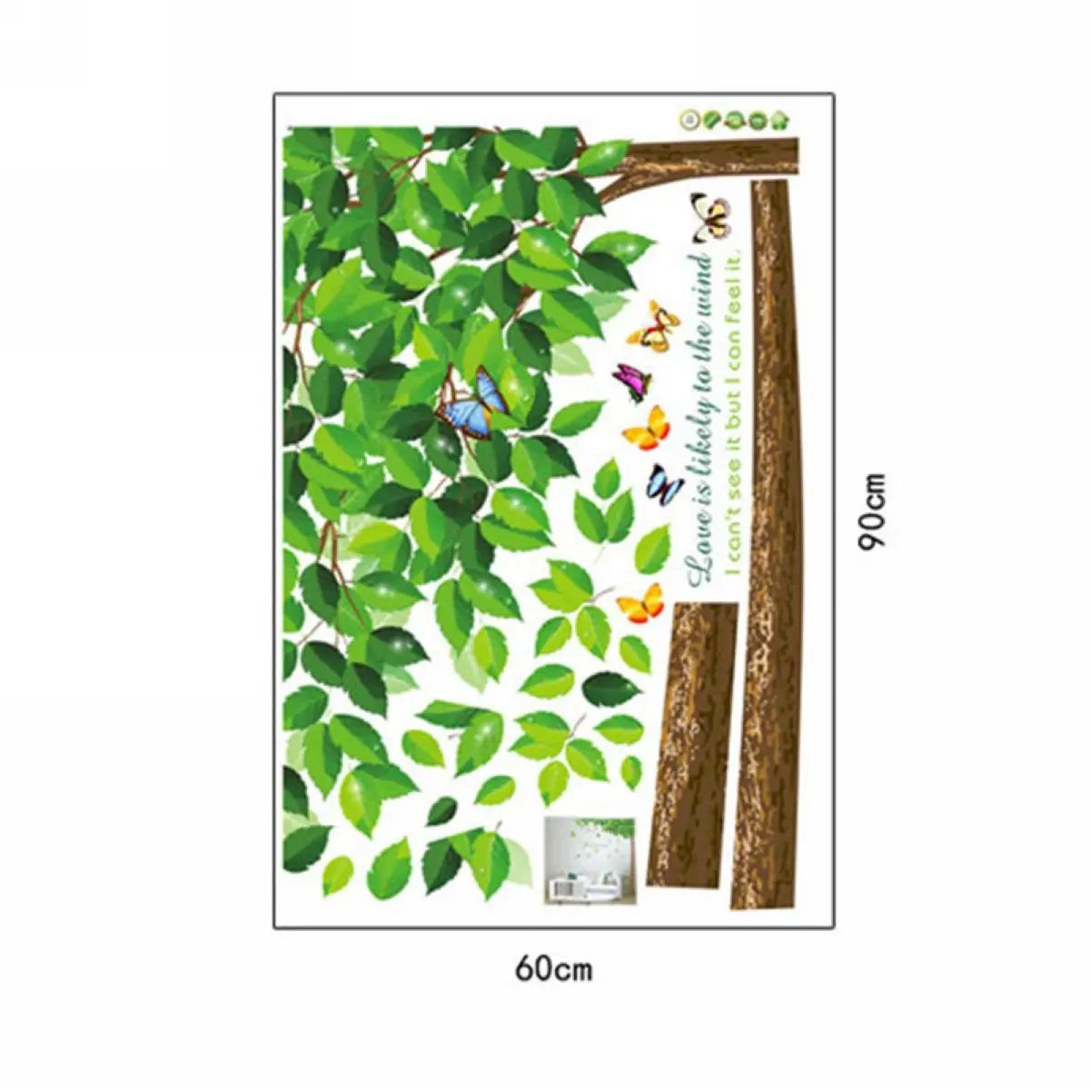 

New 60x90CM Removable Tree Art Vinyl Quote DIY Wall Sticker Decal Mural Room Home Decor
