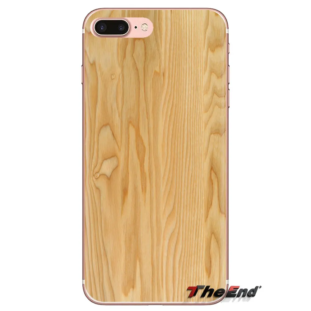 Красочные деревянные зерна для Samsung Galaxy S3 S4 S5 Mini S6 S7 Edge S8 S9 S10 Plus Note 3 4 5 8 9 прозрачное