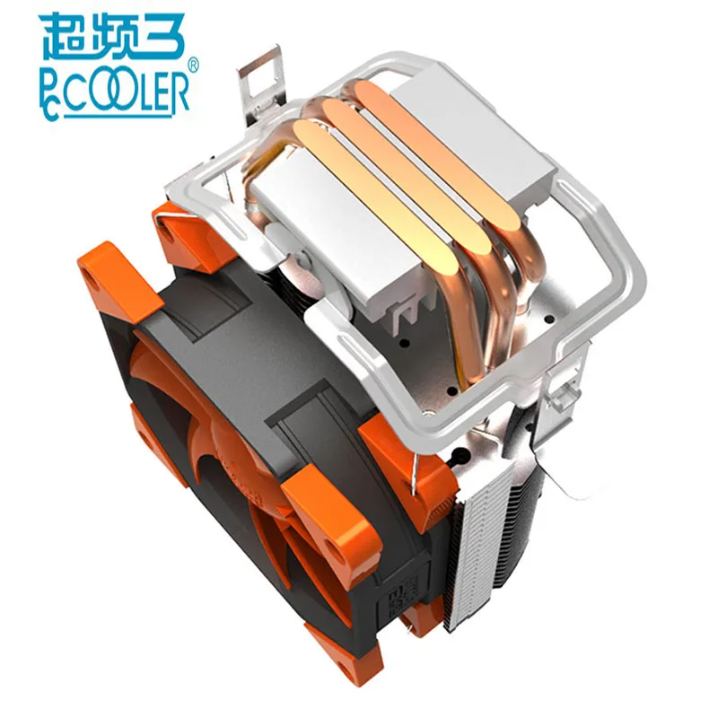 PcCooler S97 кулер для процессора 90 мм 4 pin PWM вентилятор 3 puro rame heatpipe для Intel 775 1151 1155 1150 1156 для AMD AM4 AM3 AM2 AM2+ FM1