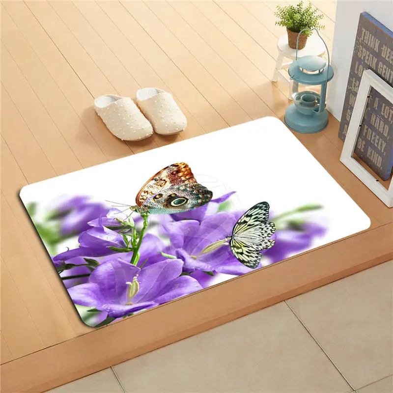 t#y6-1 Custom Natural beautiful flower Doormat Home Decor Door mat Floor Mat Bath Mats foot pad #7.11-UI61 | Дом и сад