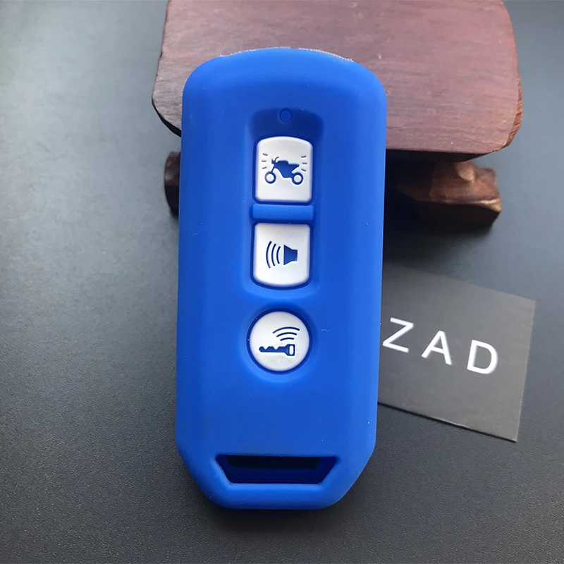 Силиконовый чехол для ключа мотоцикла ZAD с 3 кнопками защитный держатель HONDA PCX 2018