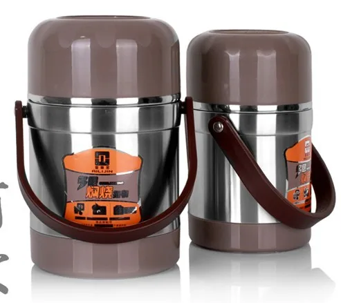 

Ailijin Vacuum Keep Warm Lunch Box Food Container Insulation Insulated Pot Thermos Canister Sealed 2.0L Garrafa Termica