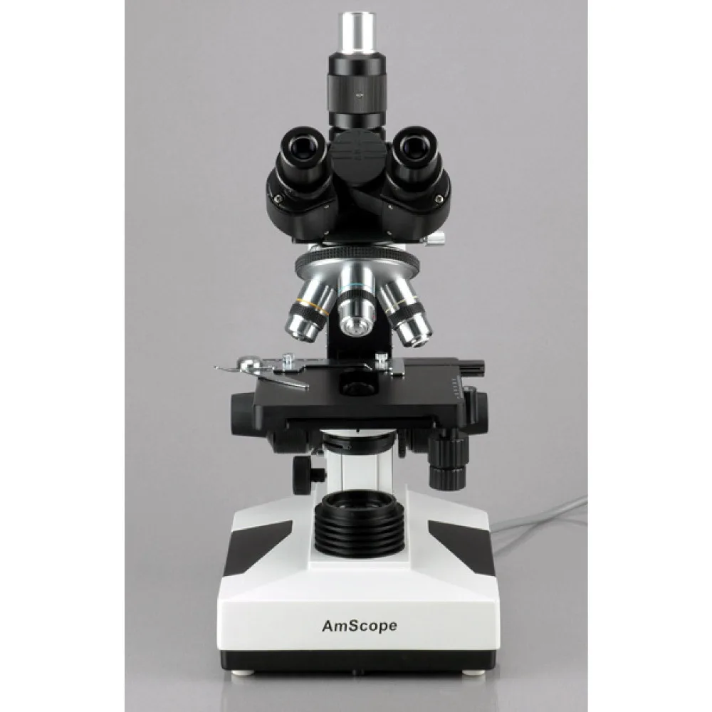 Лабораторная клиника vet микроскоп принадлежности AmScope 40X 1000X лабораторная Vet