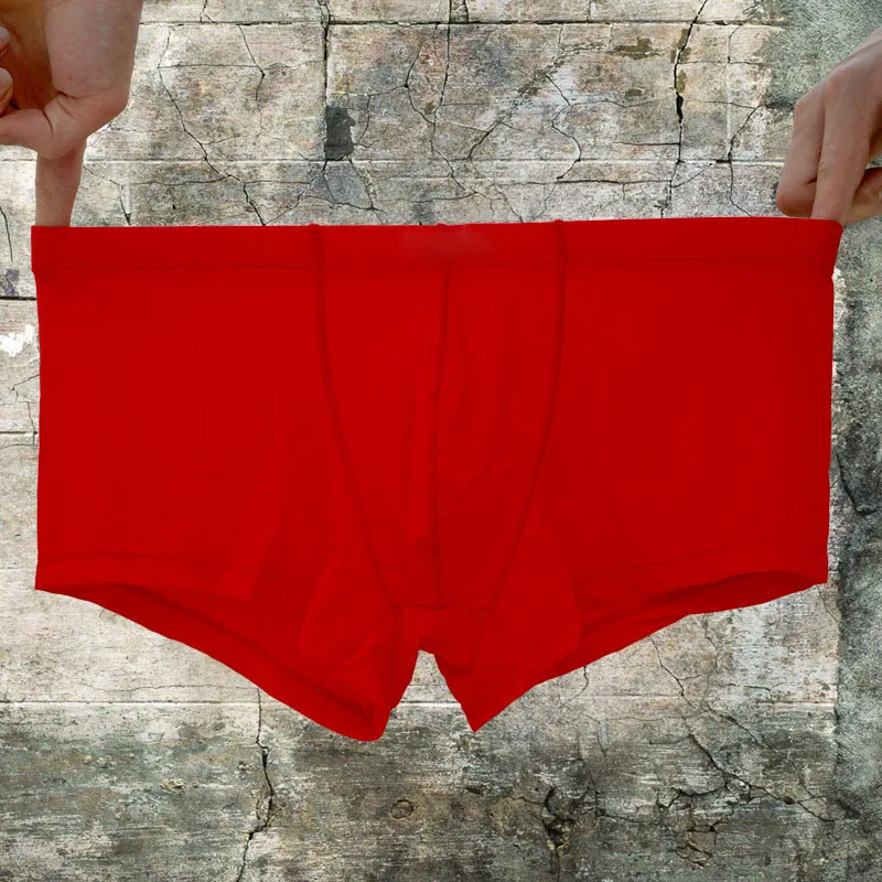 Боксеры мужские из вискозы Прозрачное нижнее белье ультратонкие дышащие мягкие