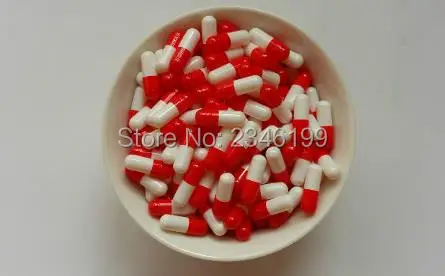 1000 шт./лот пустые Порошковые капсульные бутылки высокое качество Размер 1 #