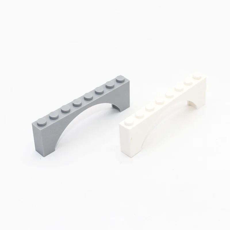 Мпц кирпичная Арка 1x8x2 поднятый свод 16577 DIY крупный самолет, аэробас, креативный, строительные блоки маленького размера Идущие вместе с собирает частицы